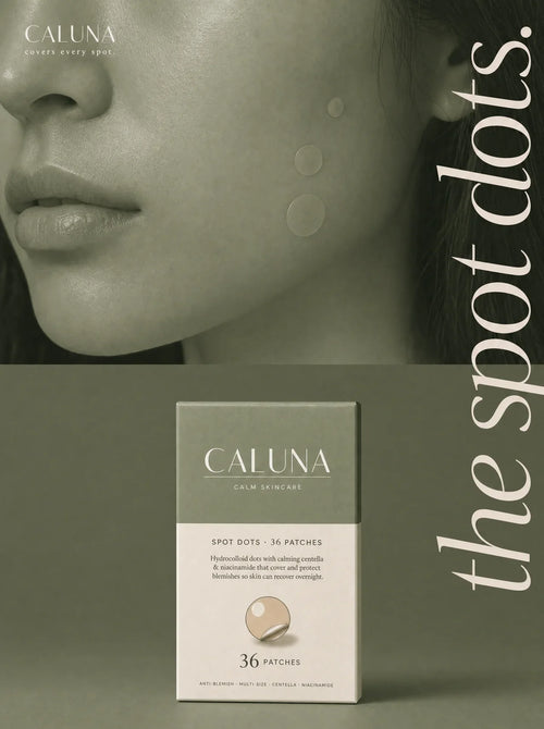 Spot Dots — Caluna editorial, patches worn on the cheek